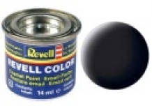 Revell 008 Zwart mat  14ml.